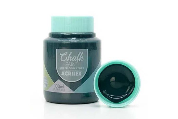 TINTA CHALK PAINT ACRILEX 100ML AZUL INDUSTRIAL